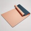 1pc Solid Color Double-sided Non-slip Yoga Mat, Thicken TPE Pilates Mat, Workout Auxiliary Equipment
