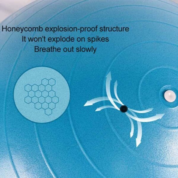 Yoga Balance Ball, Portable Inflatable Yoga Ball