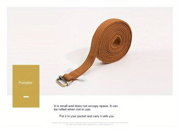 Cotton Yoga Stretch Straps, 2.8m, Yoga Belt For Stretching And Strength Training, Yoga Sports Straps With Durable Buckle