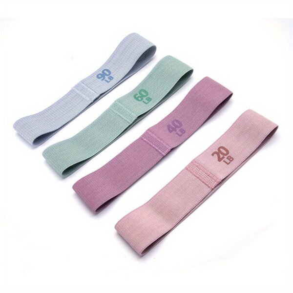 1713595765386-9668f92879cc41cd8d4f3bf5bbc37e81-goods.jpg 4pcs Yoga Resistance Tension Rope, Non-slip Elastic Bands, Suitable For Fitness, Body Stretching, Yoga Shaping, Strength Training