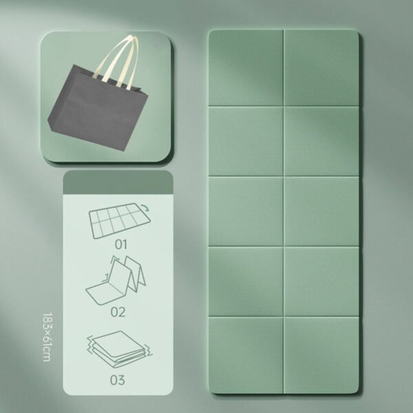 1721046311755-193f7be4363e47259d54a38836129a60-goods.jpg Ultra-Quiet Foldable Yoga Mat - Non-Slip, Shock-Absorbing Tpe For Home Workouts & Training