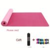 17de6ea2c5119a0ea27522dc0dcd892d.jpg 1pc Yoga Mats, Non-slip Fitness Sport Mat, Workout Equipment For Exercise, Skipping, Yoga, Pilates