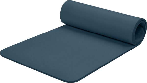 Yoga Mat 1/2" Thick w/Nylon Strap for Men & Women - Non Slip Exercise Mat for Yoga, Pilates, Stretching, Floor & Fitness Workouts