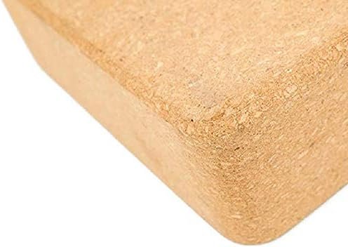 Cork Yoga Blocks, 2 Pack,  High Density Solid Natural Cork Yoga Brick.