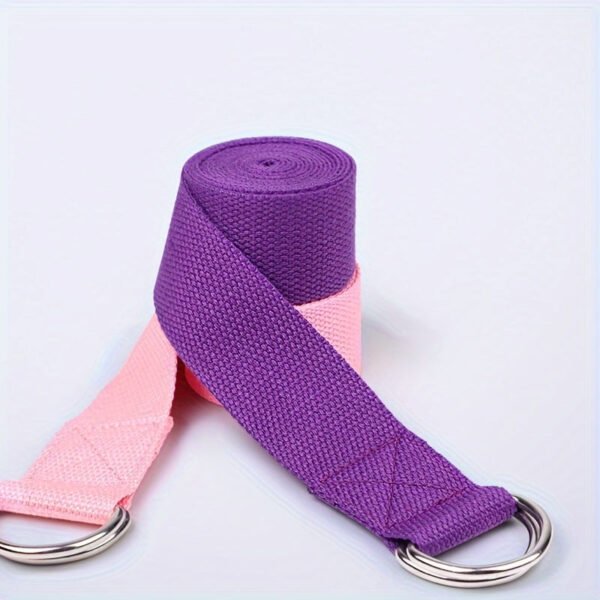 1pc Yoga Stretching Strap, Durable Yoga Resistance Band, Home Gym Fitness Dance Pilates Training Band