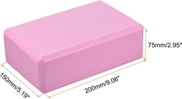 Yoga Block-Light Weight High-Density EVA Foam Brick for Beginners, Yogis, Pilates, Meditation