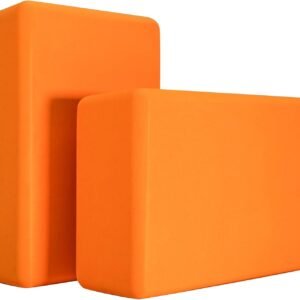 51WDp3dwbZL._AC_SL1500.jpg Yoga Blocks 2 Pack, Premium Yoga Brick Foam Blocks to Improve Strength, Flexibility & Balance, Light Weight - Safe and Stable Support for Yoga, Pilates, Meditation & Stretching