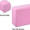 Yoga Block-Light Weight High-Density EVA Foam Brick for Beginners, Yogis, Pilates, Meditation