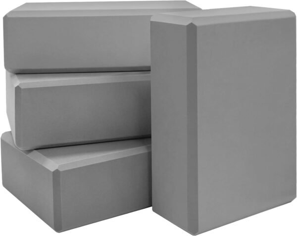 Yoga Blocks 4 Pack - Premium EVA Foam Yoga Blocks