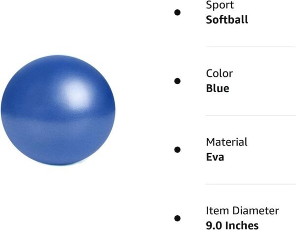 Pilates Ball, Pilates Ball Mini, Excersize Balls, 8 Exercise Ball, Yoga Balls, Ball 9 inch,Core Treatment, Explosion-Proof, Non-Slip Inflatable