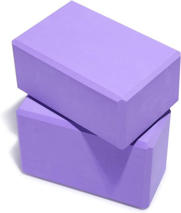 Yoga Blocks, 9"x6"x4'' Premium EVA Foam Blocks.