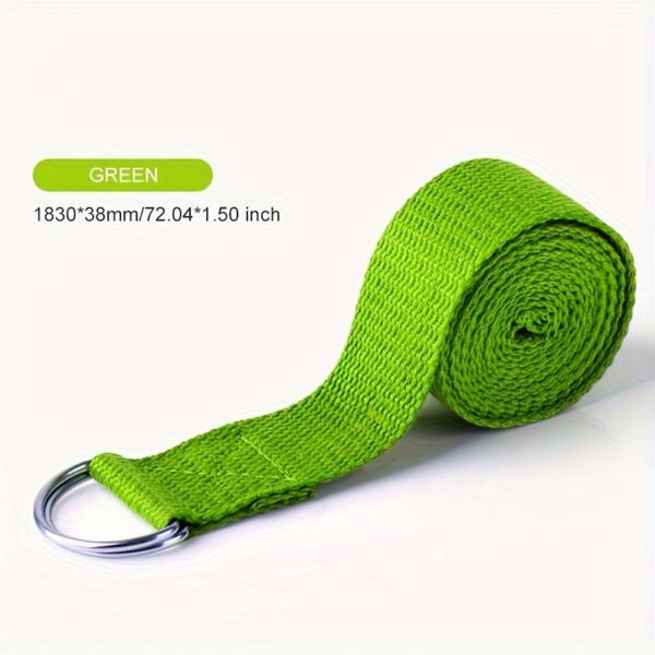 1pc Yoga Stretching Strap, Durable Yoga Resistance Band, Home Gym Fitness Dance Pilates Training Band