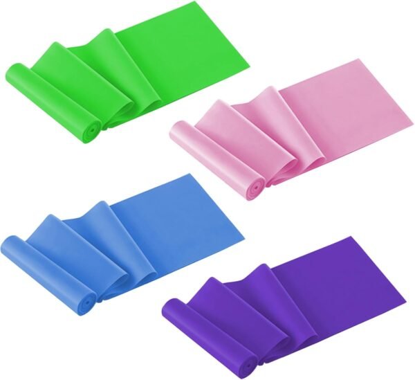 61a0Zs2_P5L._AC_SL1500.jpg Yoga Pilate Stretch Resistance Band Exercise Fitness Training Band Elastics Fitness Assist Band 4 Wide