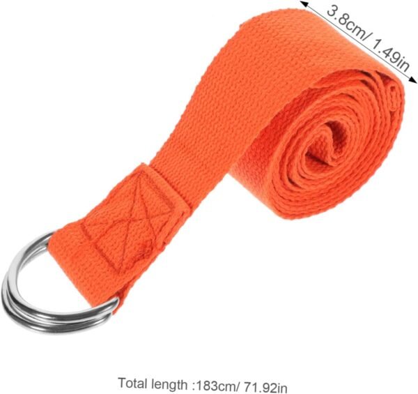 61odVEDO9WL._AC_SL1500.jpg 2pcs Yoga Strap Yoga Food Gym Supply Household Exercise Band Yoga Training Band Yoga Inelastic Band