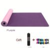 6949fabb43e6bdd3cf1969f81fd8b6e3.jpg 1pc Yoga Mats, Non-slip Fitness Sport Mat, Workout Equipment For Exercise, Skipping, Yoga, Pilates