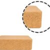 Cork Yoga Blocks, 2 Pack,  High Density Solid Natural Cork Yoga Brick.