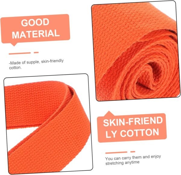 71V0ZyzLTXL._AC_SL1500.jpg 2pcs Yoga Strap Yoga Food Gym Supply Household Exercise Band Yoga Training Band Yoga Inelastic Band