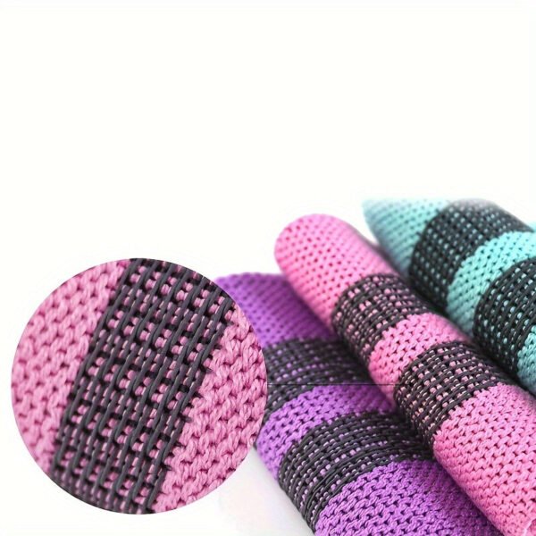 3-Piece Yoga Resistance Bands Set – Durable Polyester Fitness & Training Gear For All