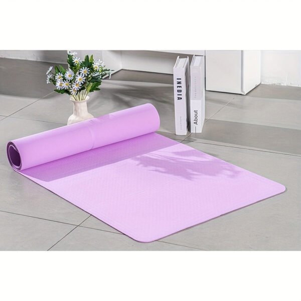 1pc, Foldable Yoga Mat, Non-slip Yoga Pilates TPE Mat For Men And Women, Portable Thick Fitness Mat For Yoga Dance Pilates Training