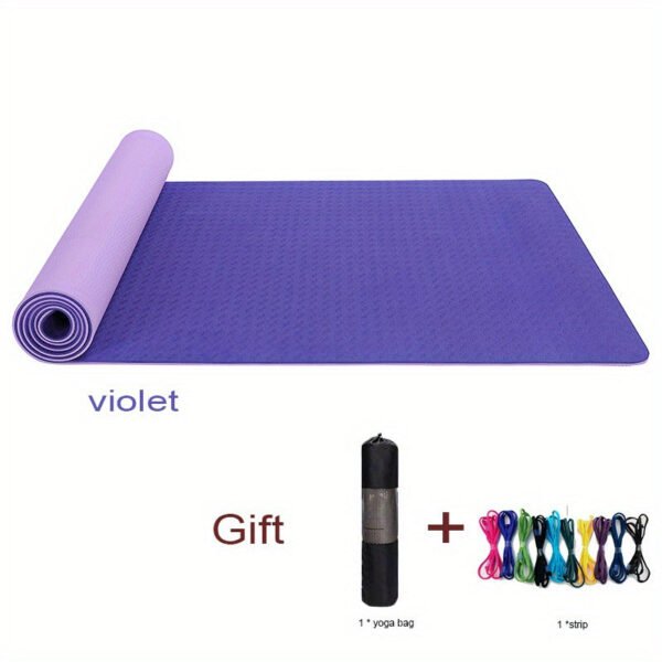 84a34431-48fd-49b9-9941-b9c975353f8d_800x800_96340b4c-7df7-4270-a15e-7a917c9b9bef.jpg 1pc Yoga Mats, Non-slip Fitness Sport Mat, Workout Equipment For Exercise, Skipping, Yoga, Pilates