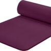 Yoga Mat 1/2" Thick w/Nylon Strap for Men & Women - Non Slip Exercise Mat for Yoga, Pilates, Stretching, Floor & Fitness Workouts