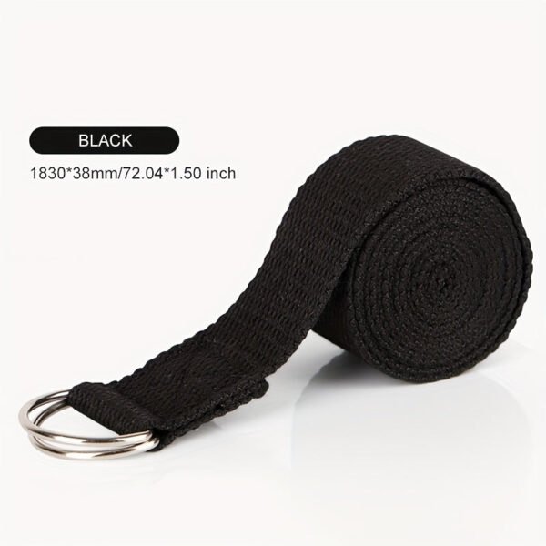 1pc Yoga Stretching Strap, Durable Yoga Resistance Band, Home Gym Fitness Dance Pilates Training Band