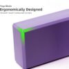 Yoga Blocks 2 Pack Meditation Pilates Accessories High Density EVA Cork and Stretching Non-Slip Lightweight Durable Bricks for Improving Poses and Balance,9"x6"x4" Each,2 Colors Selected