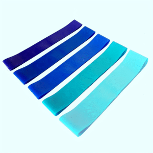 5pcs TPE Yoga Resistance Bands For Legs, Thighs And Butt Training, Elastic Rubber Pilates Stretch Bands For Women, For Home Gym Fitness Workout