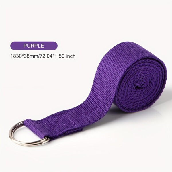 1pc Yoga Stretching Strap, Durable Yoga Resistance Band, Home Gym Fitness Dance Pilates Training Band