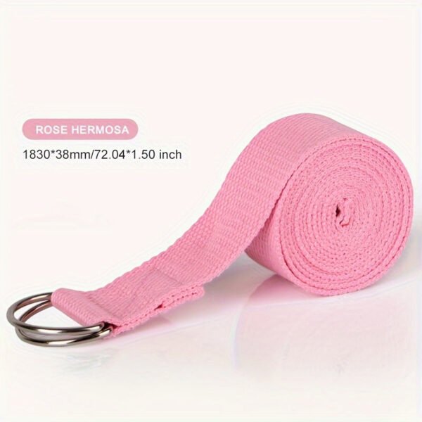 1pc Yoga Stretching Strap, Durable Yoga Resistance Band, Home Gym Fitness Dance Pilates Training Band