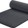 Yoga Mat 1/2" Thick w/Nylon Strap for Men & Women - Non Slip Exercise Mat for Yoga, Pilates, Stretching, Floor & Fitness Workouts
