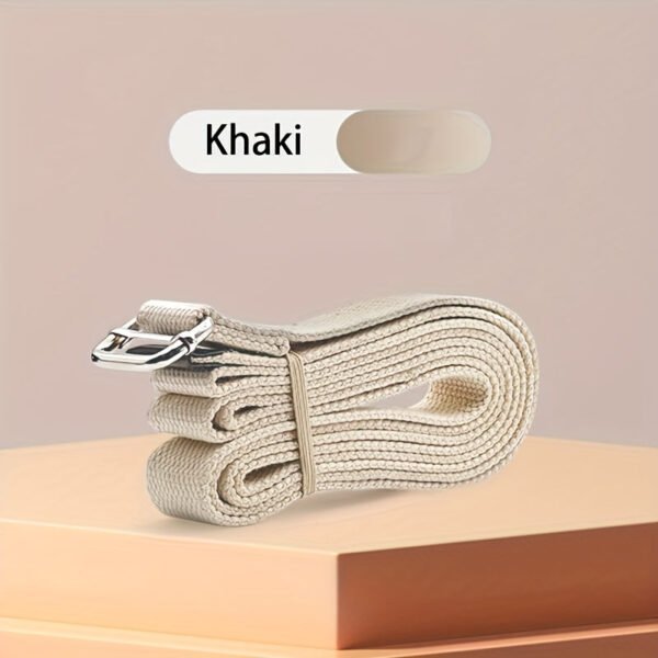 e365b899-1feb-409e-8d12-70b6a90a178f.jpg 1pc 180cm/70.87in Sports Yoga Belt, Durable Sports Yoga Strap With Adjustable D-ring Buckle, Flexible Pilates Stretch Strap For Home Exercise Accessories