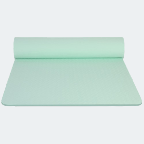 1pc Solid Color TPE Yoga Mat, Lightweight Non-slip Fitness Mute Exercise Mat For Outdoor Sports, Yoga Equipment, Home Workout Supplies