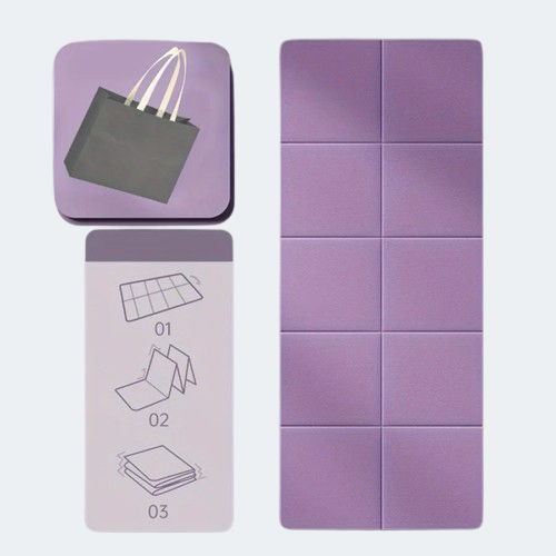 imw.png Ultra-Quiet Foldable Yoga Mat - Non-Slip, Shock-Absorbing Tpe For Home Workouts & Training